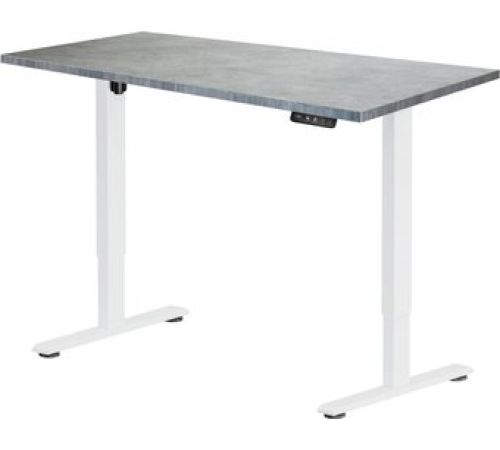Стол с регулировкой высоты ErgoSmart Electric Desk Prime 1200х650х25 мм бетон чикаго/белый