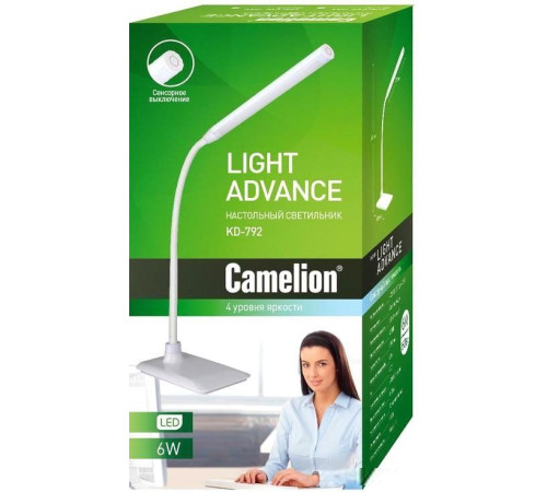 Настольная лампа Camelion KD-792 белый