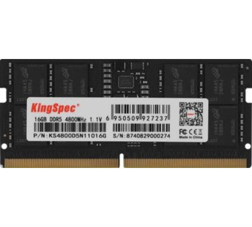 Оперативная память KingSpec 16ГБ DDR5 SODIMM 4800 МГц KS4800D5N11016G