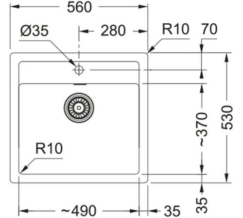 Кухонная мойка Franke Sirius SID 610-49 143.0757.989 сахара