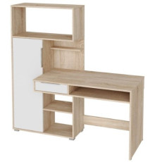 Стол НК-Мебель Квадро 74260155 дуб сонома/белый