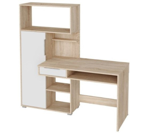 Стол НК-Мебель Квадро 74260155 дуб сонома/белый