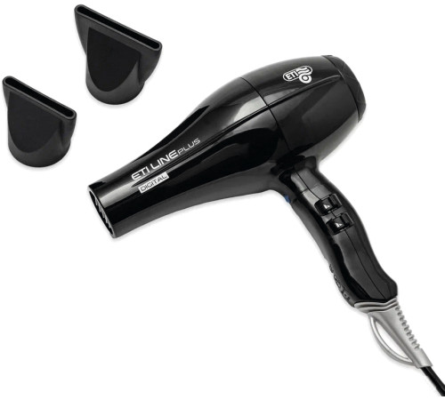 Фен ETI Line Digital Plus черный