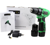 Дрель-шуруповерт Zitrek Green Li-ion 086-1001 с 2-мя АКБ