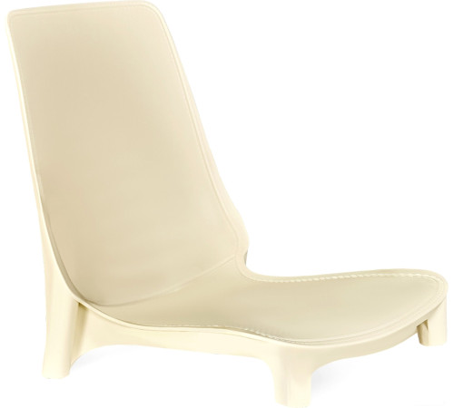 Стул Sheffilton SHT-S75 бежевый/хром лак