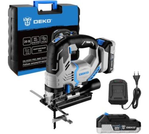 Электролобзик Deko DKJS20V PRO 085-1330 с 2-мя АКБ