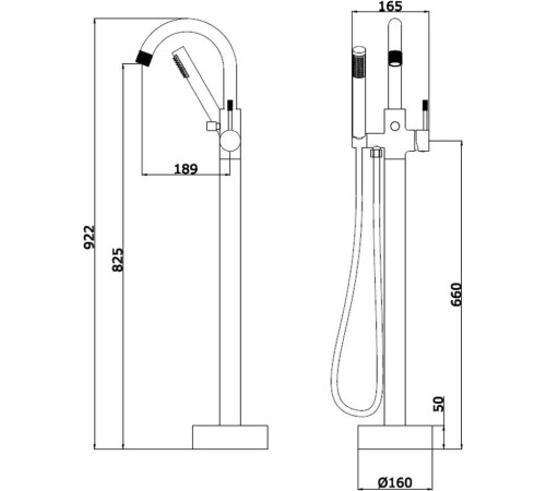 Смеситель Vieir V403534G