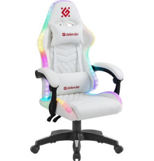 Игровое геймерское кресло Defender Core белый