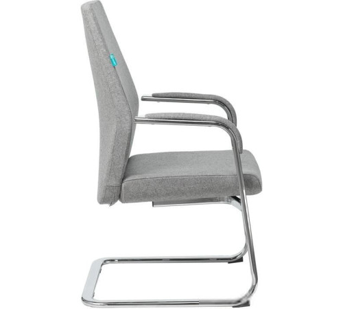 Кресло Бюрократ _JONS-LOW-V серый