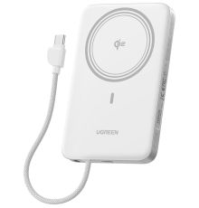 Внешний аккумулятор Ugreen Magflow Air Qi2 15W PB570 75983B 10000mAh белый