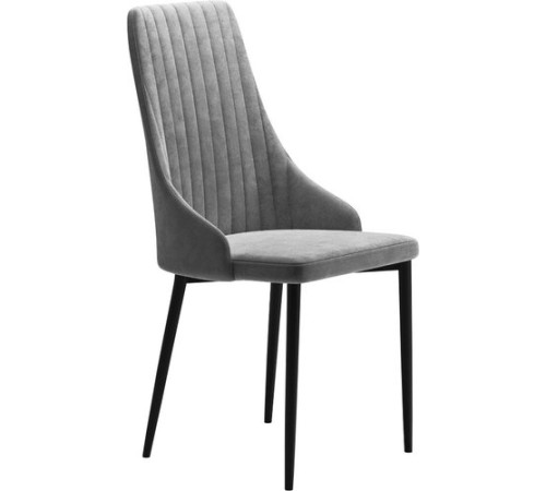 Стул Табурет Аника Бренди 23 серый/черный каркас