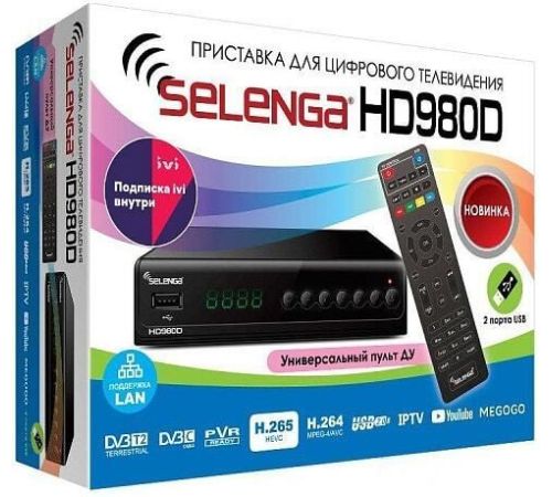 Приемник цифрового ТВ Selenga HD 980D