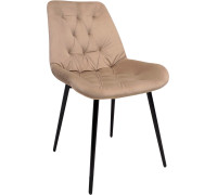 Стул Алвест AV 435 капучино бархат H-65/черный