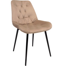 Стул Алвест AV 435 капучино бархат H-65/черный