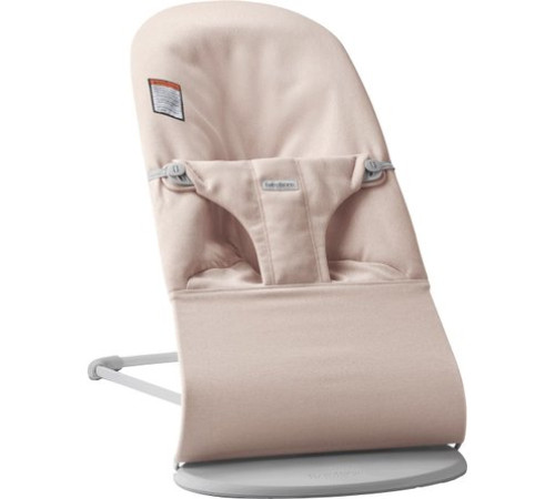 Шезлонг BabyBjorn Bliss Woven melange 0060.28 light pink