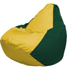Кресло-мешок Flagman Груша Макси Г2.1-251 зеленый темный/желтый