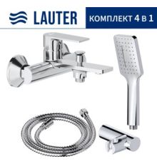Смеситель Lauter Reef 21CK6678C + 21СКFG80101C + 21S00126 + 21CKFS90120