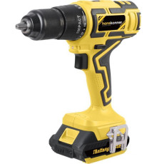 Ударная дрель-шуруповерт Hanskonner HCD1855RI с 2-мя АКБ, кейс