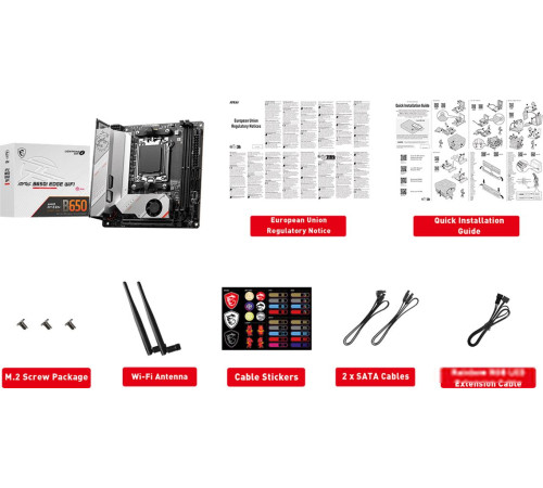 Материнская плата MSI MPG B650I Edge WiFi