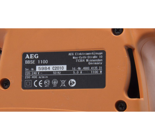 Ленточная шлифмашина AEG Powertools BBSE 1100