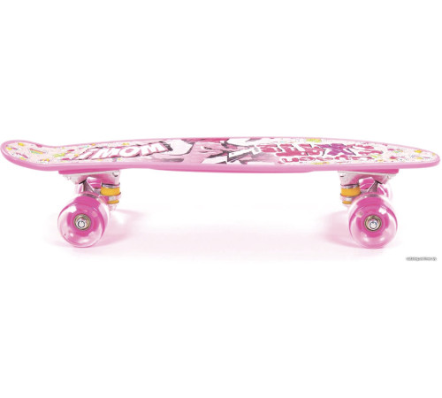 Пенниборд Полесье 89618 56 см малиновый