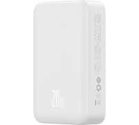 Внешний аккумулятор Baseus Magnetic Mini Wireless Fast Charge Power Bank 20W 20000mAh белый