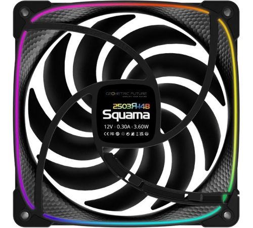 Вентилятор для корпуса Geometric Future Squama 2503R-14 черный