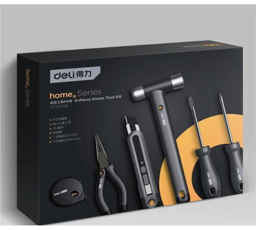 Набор домашнего мастера Deli EHT0006 6 предметов