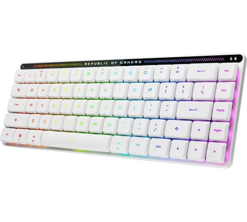 Клавиатура ASUS ROG Falchion Moonlight White ASUS RX Low Profile Red