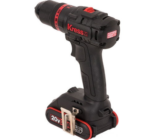 Ударная дрель-шуруповерт Kress KUC30.1 с 2-мя АКБ, сумка