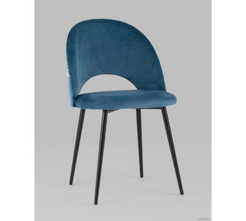 Стул Stool Group Меган AV 415-H58-08P велюр пыльно-синий