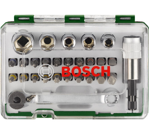 Набор торцевых головок и бит  Bosch Promoline 2607017160 27 предметов
