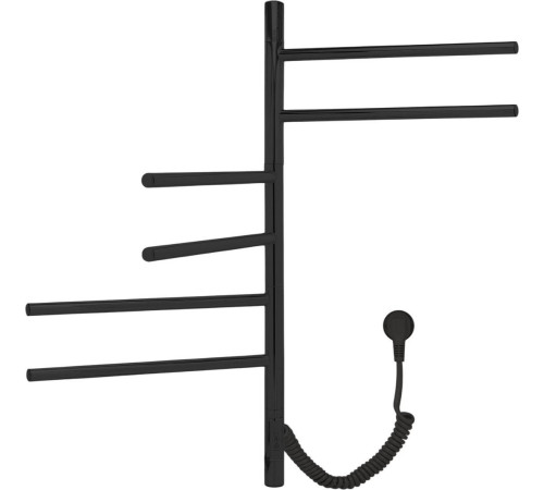 Полотенцесушитель Gloss & Reiter E2.L.43x80.F6 таймер, муар черный