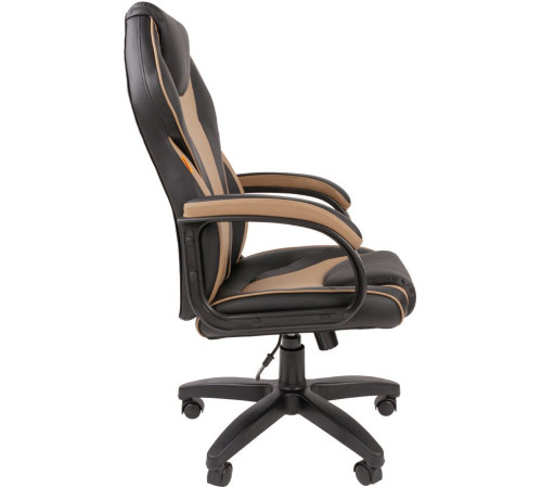 Офисное кресло CHAIRMAN 299 экопремиум, черный/бежевый