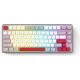 Клавиатура Ritmix RKB-681BL серый/белый
