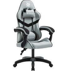 Игровое геймерское кресло Defender Savage серый/черный