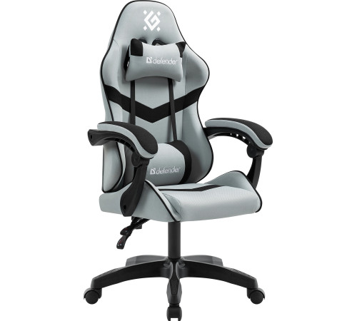 Игровое геймерское кресло Defender Savage серый/черный