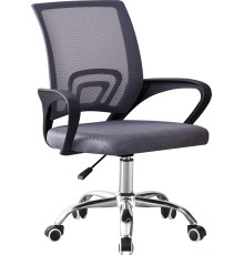 Кресло Mio Tesoro Виола 695 серый/черный