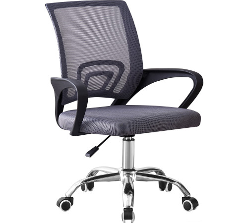 Кресло Mio Tesoro Виола 695 серый/черный