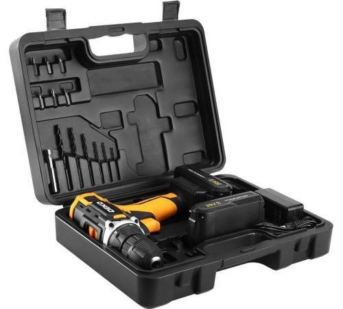 Дрель-шуруповерт Deko Banger 20V ONE+ 083-1110 с 2-мя АКБ, кейс