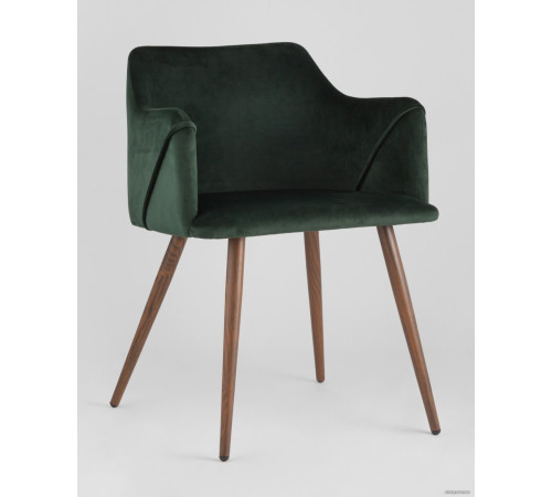 Стул с подлокотниками Stool Group Монарх зеленый