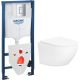 Унитаз подвесной Lauter Sulzdorf + GROHE Rapid SL 38772001 + панель GROHE 37131000 белый с микролифтом