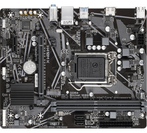 Материнская плата Gigabyte H410M K rev. 2.0