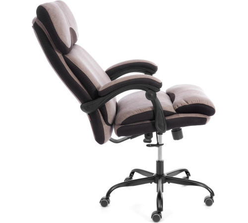 Офисное кресло TetChair Chief metalBL ткань, светло-коричневый, KUB 03/TW-24