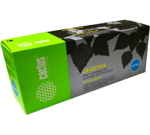 Картридж CACTUS CS-CE742A аналог HP 307A CE742A