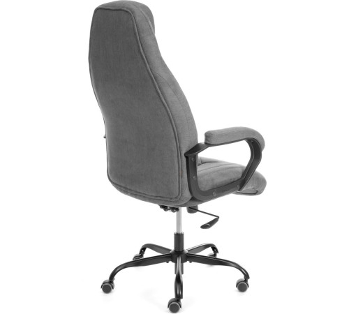 Офисное кресло TetChair Boss metalBL ткань, серый, KUB 05