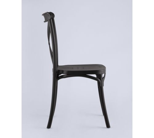 Стул Stool Group Кроссбэк пластиковый черный