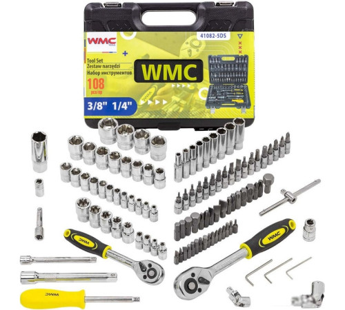 Универсальный набор инструментов WMC Tools WMC-41082-5DS-м 108 предметов