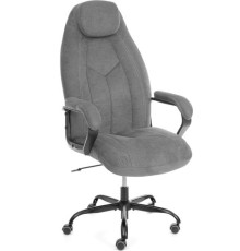 Офисное кресло TetChair Boss metalBL ткань, серый, KUB 05