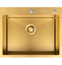 Кухонная мойка ARFEKA Eco AR 600*500 Golden PVD Nano